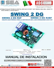 Tableta Electronica Inverter Para Uno o Dos Operadores Marca SEA MOD.GATE 2 DG INVERTER
